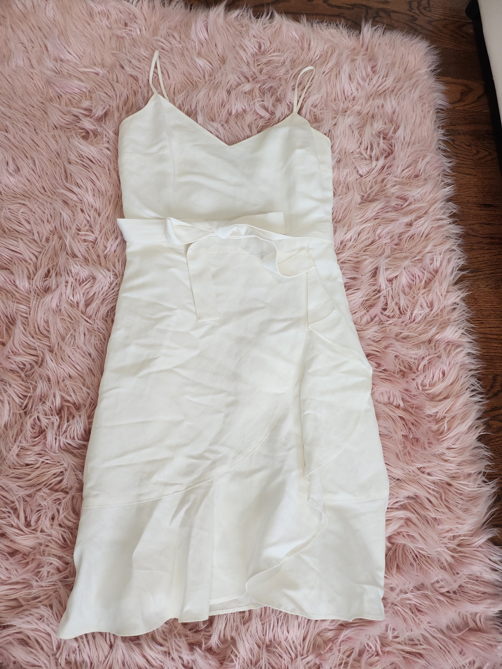 Banana Republic Ivory Spaghetti Strap Midi Dress